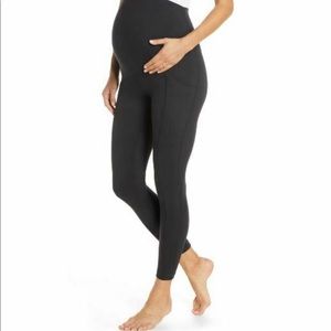 Zella live in pocket maternity legging 7/8 length